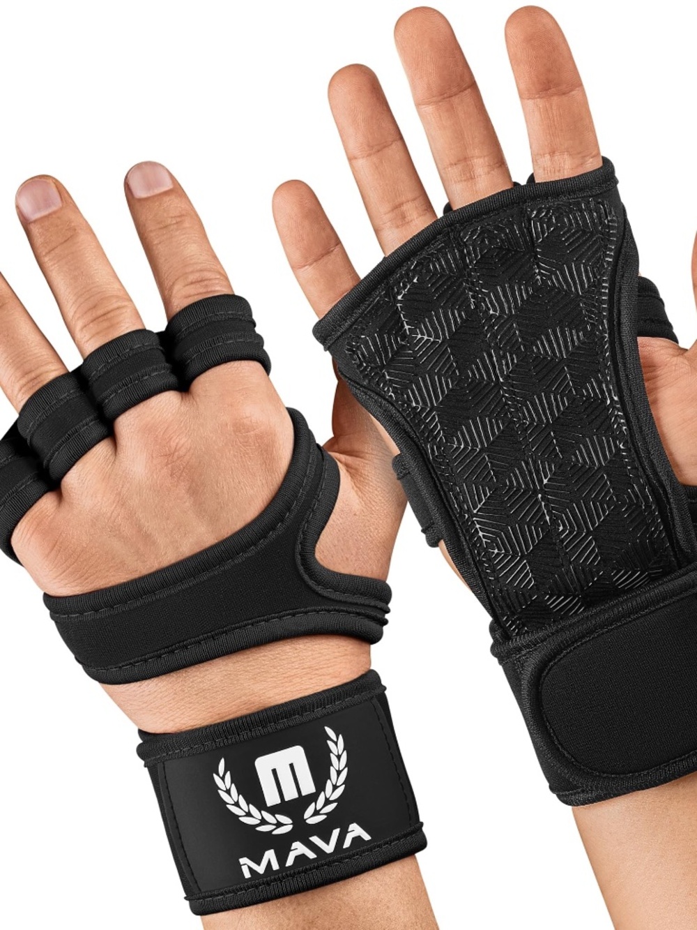 Mava Sports Weightlifting Workout Gloves with Wrist Support